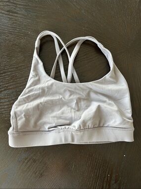 LULULEMON Strappy Light Gray Crossback Sports Bra - Women Intimates & Sleepwear